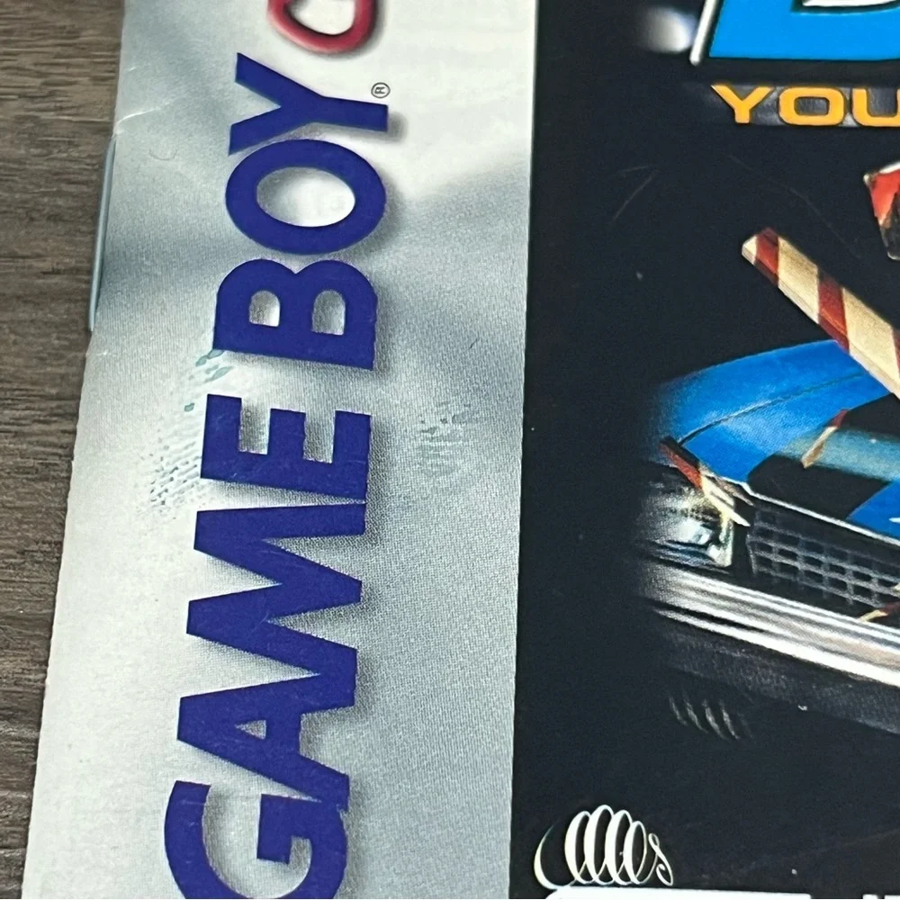 Vintage 2000 Game Boy Color Driver Instruction Manual Only You Are The Wheelman
